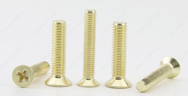 Golden Flat Head Screws M3*30